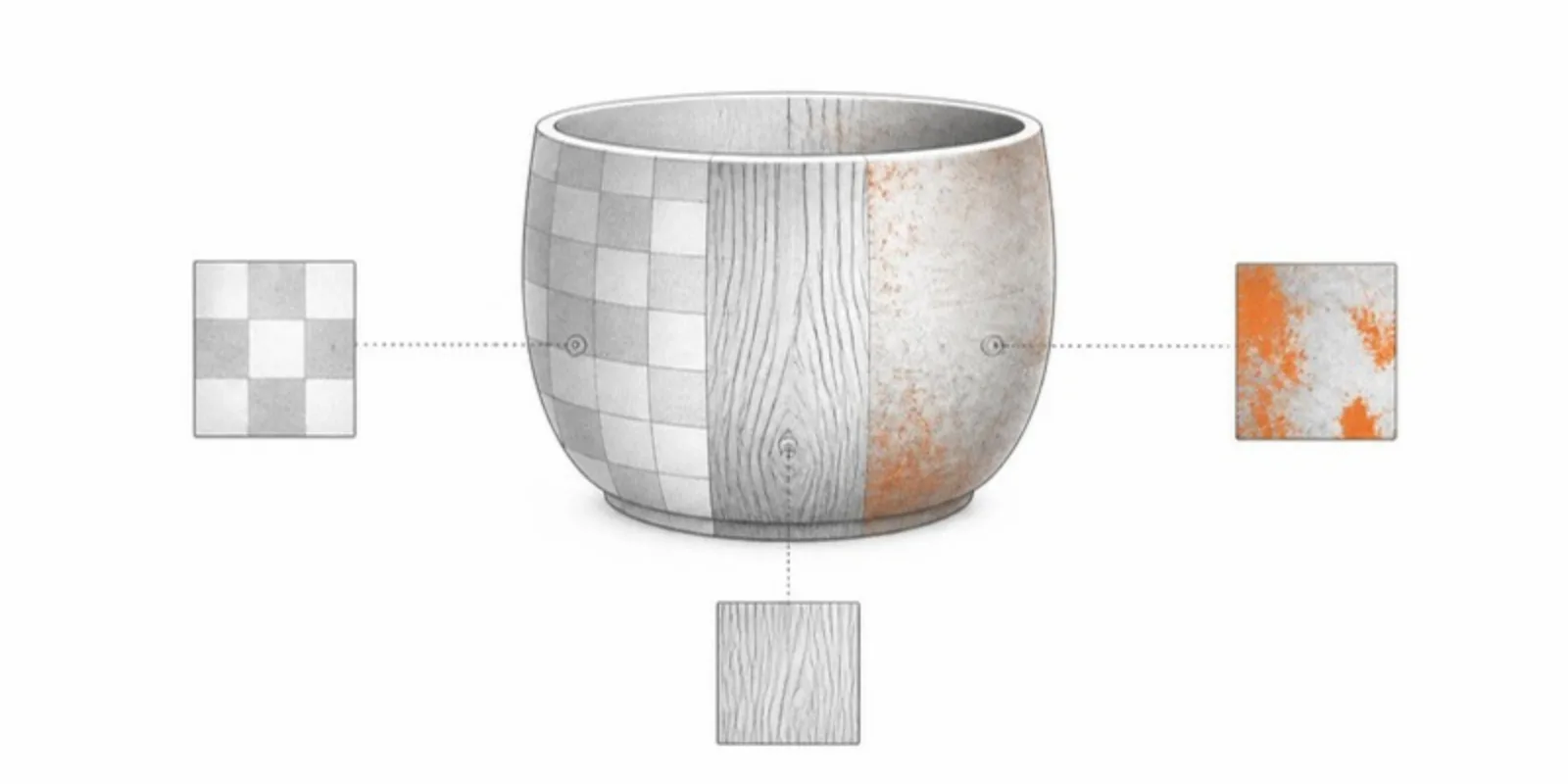 Textures merging back onto a model