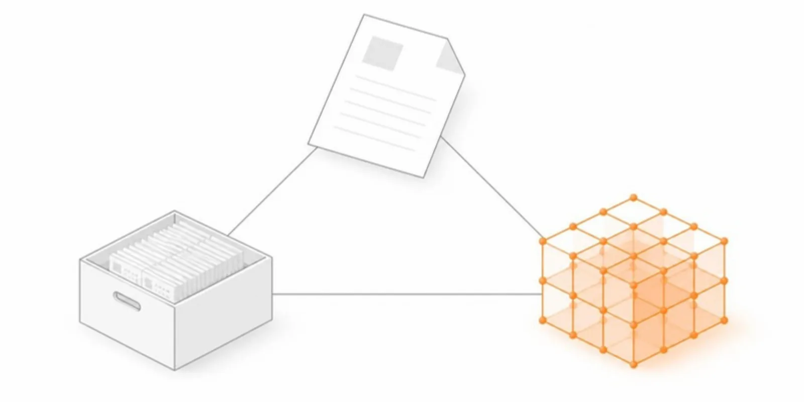 A paper, a dataset and a 3D model linked together